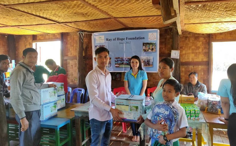 Ray Of Hope Donation at No(11) , Primary school,Latpaduang Village