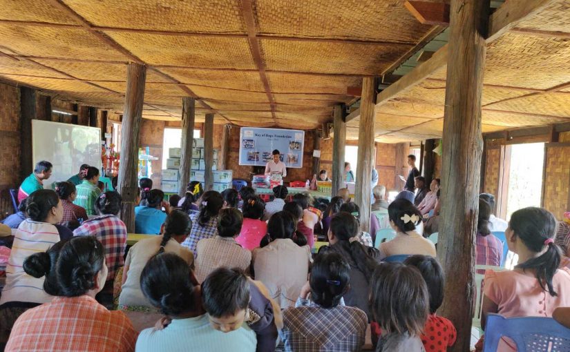 Ray Of Hope Donation at No(11) , Primary school,Latpaduang Village