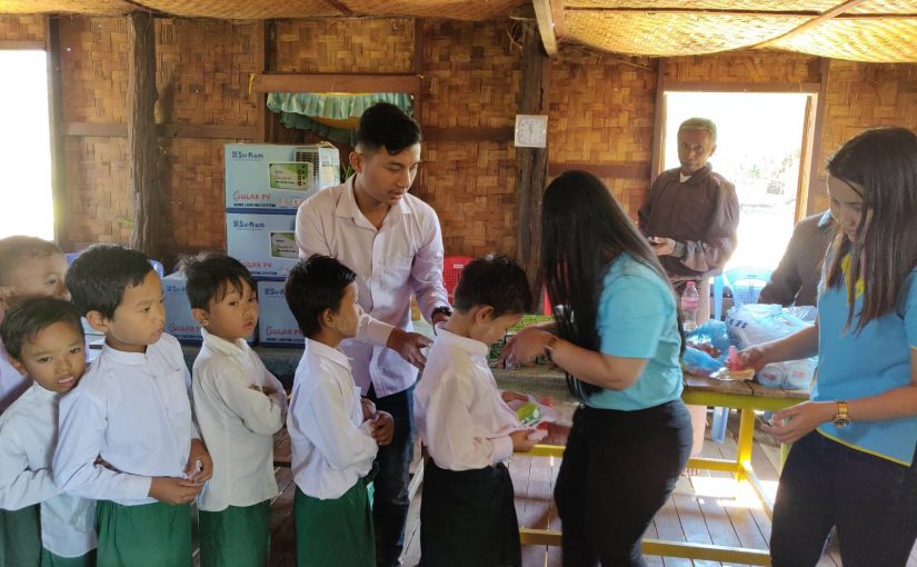 Ray Of Hope Donation at No(11) , Primary school,Latpaduang Village