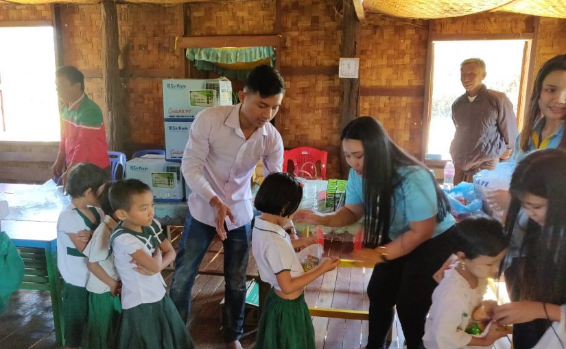 Ray Of Hope Donation at No(11) , Primary school,Latpaduang Village